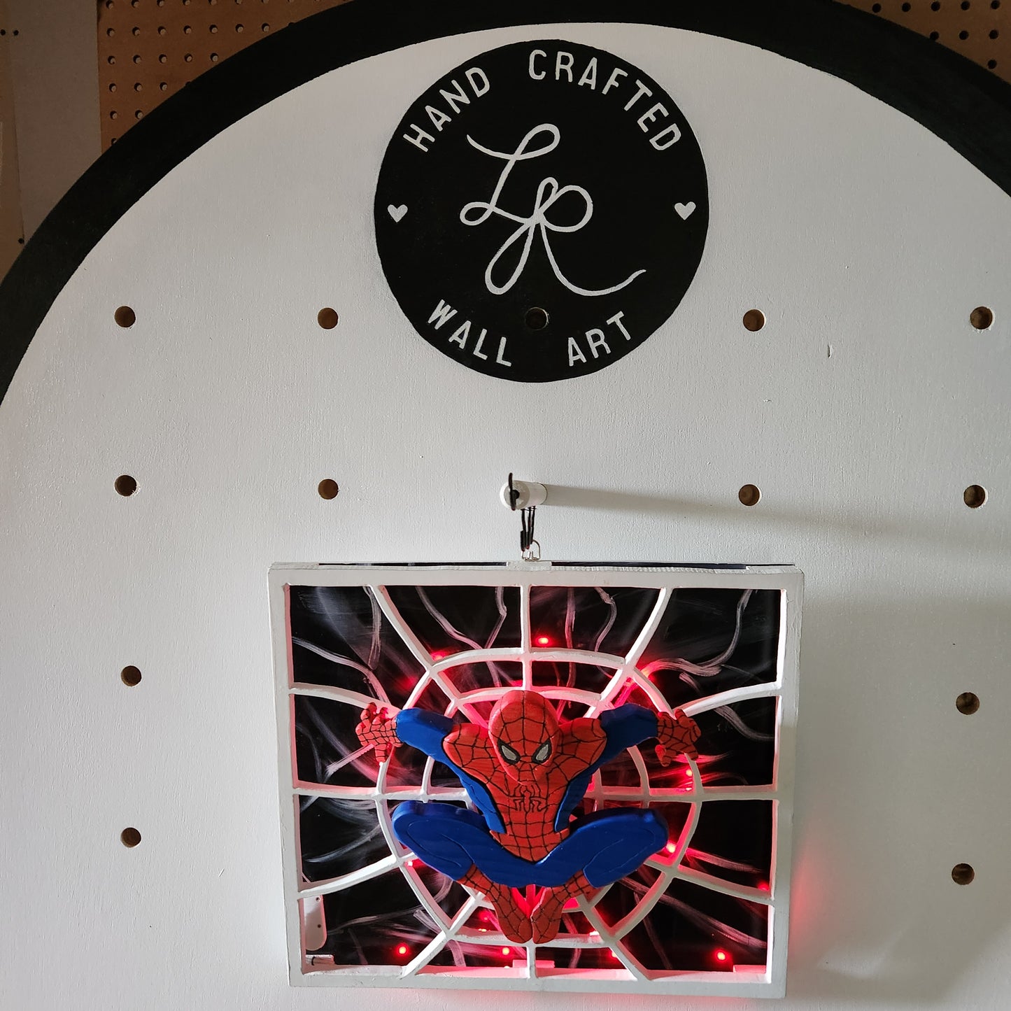 Illuminated Spiderman Battery Operated
