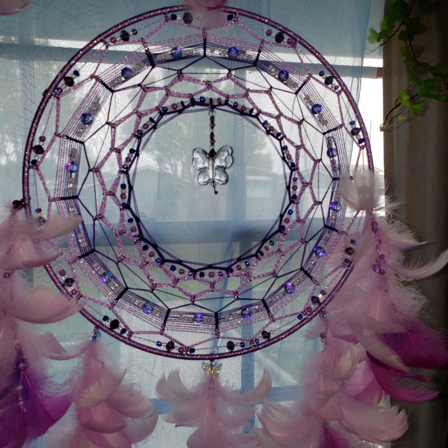 14/10 inch Purple and lavender Dream Catcher