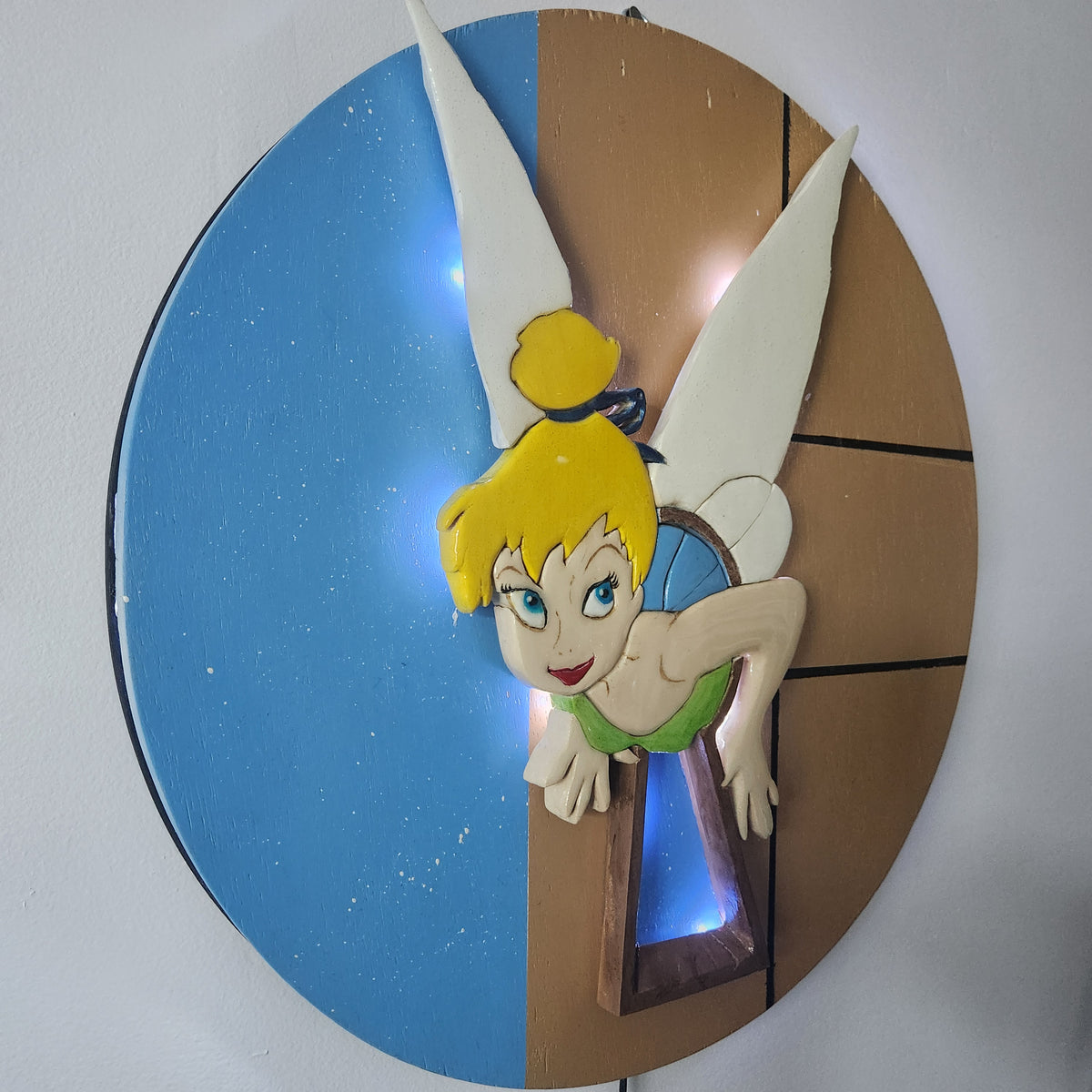 Illuminate Fairy Keyhole Wall Art 16"