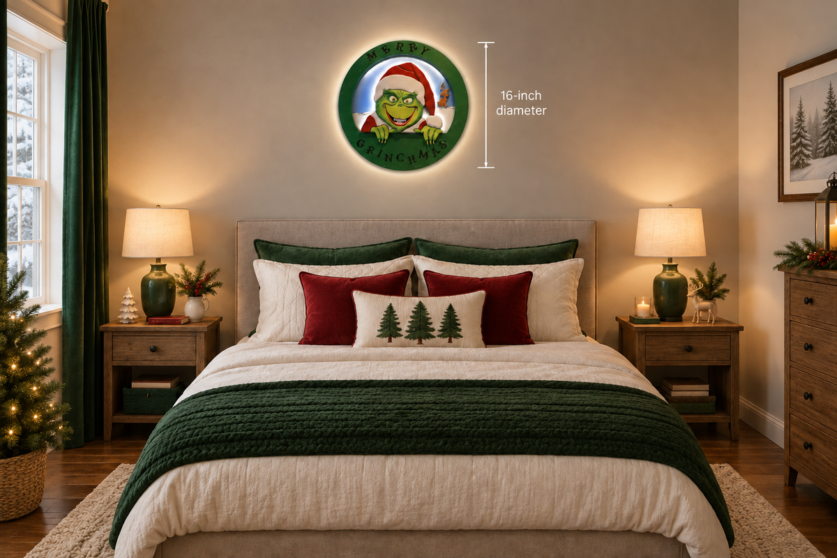 Bedroom mockup without a power cord
