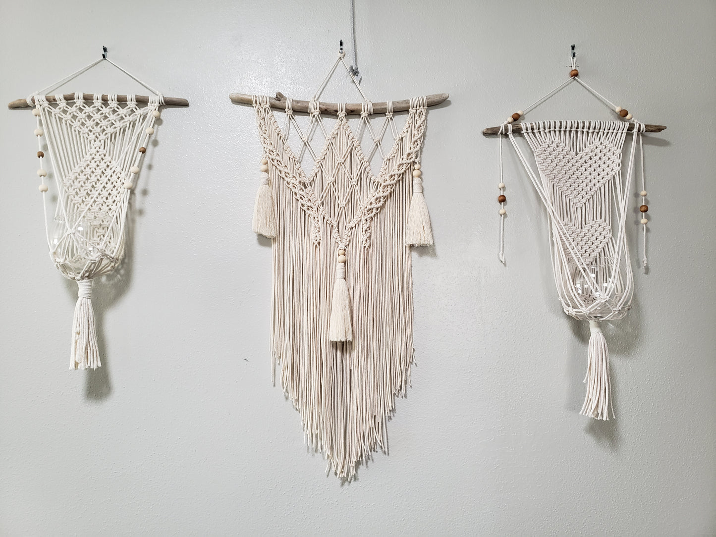 Small Boho style macrame wall hanging