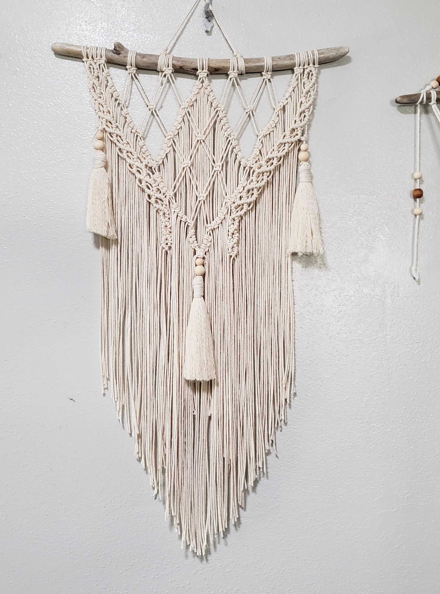 Small Boho style macrame wall hanging