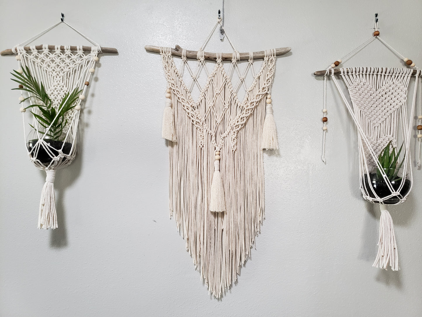 Small Boho style macrame wall hanging