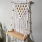 White large shelf with beads