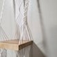 Small White Macrame shelf