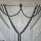 Giant Gray and White Wall Hanging