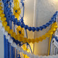 MADE TO ORDER- Chargers Light Up  Macrame wall hanging.