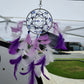 4 inch White,Purple and lavender Dream Catcher