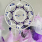 4 inch White,Purple and lavender Dream Catcher