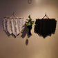 Hand made macrame feather/leaves