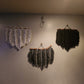 Hand made macrame feather/leaves