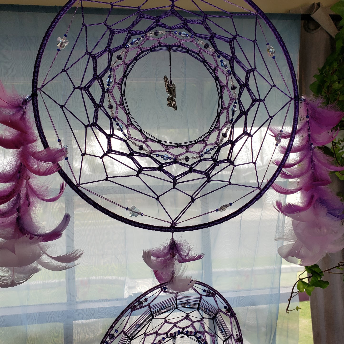 14/10 inch Purple and lavender Dream Catcher