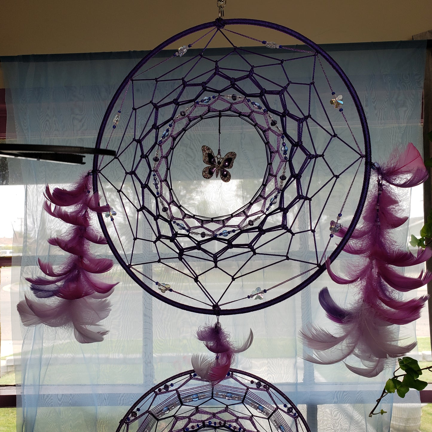 14/10 inch Purple and lavender Dream Catcher