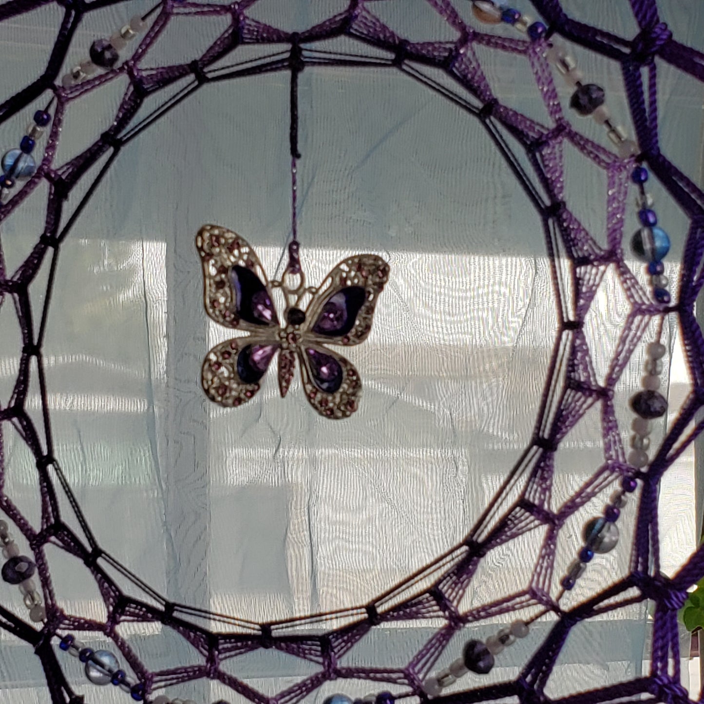 14/10 inch Purple and lavender Dream Catcher