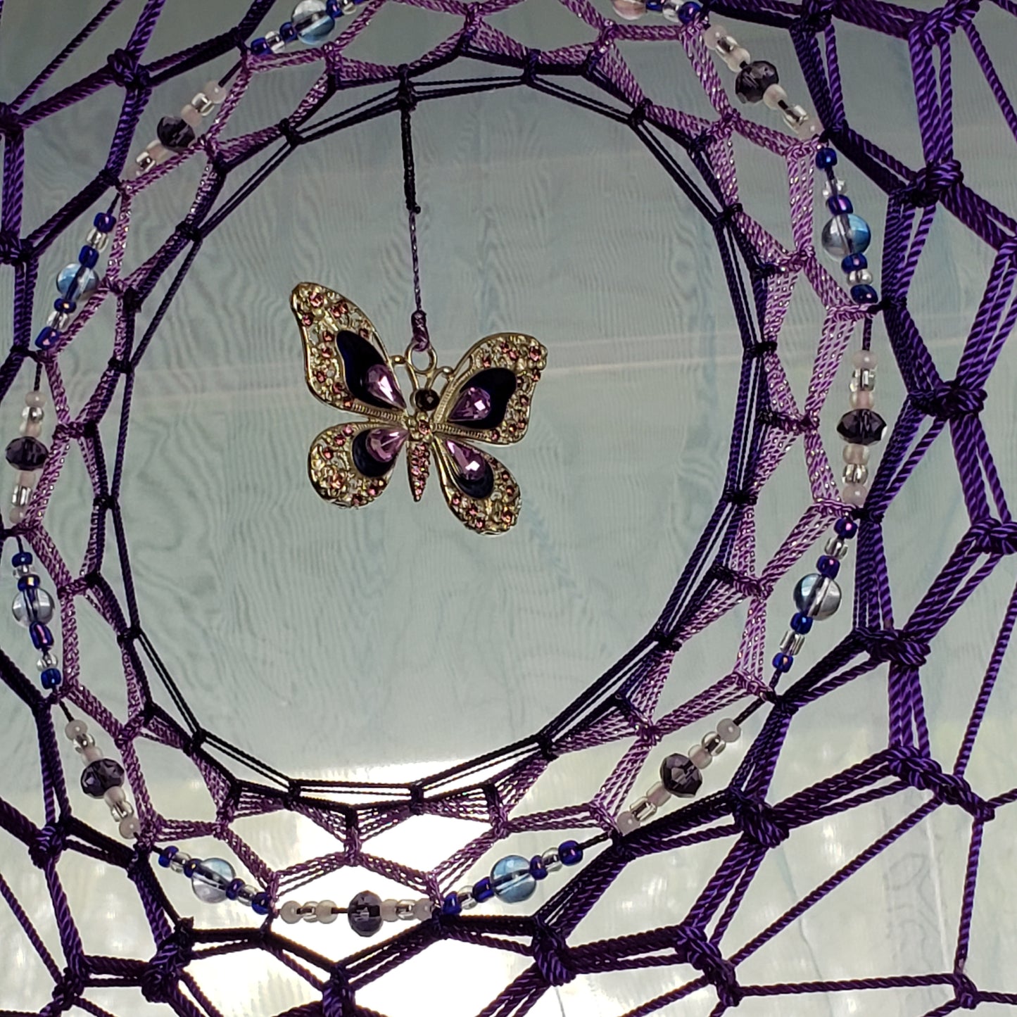 14/10 inch Purple and lavender Dream Catcher
