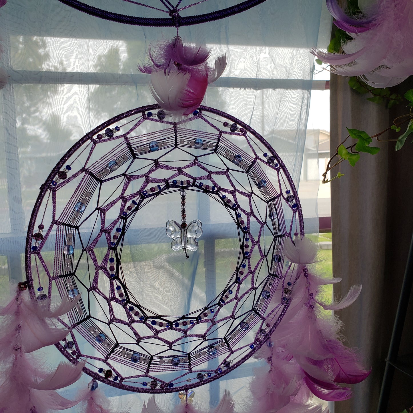 14/10 inch Purple and lavender Dream Catcher