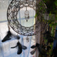 12" Black and Silver Dream Catcher