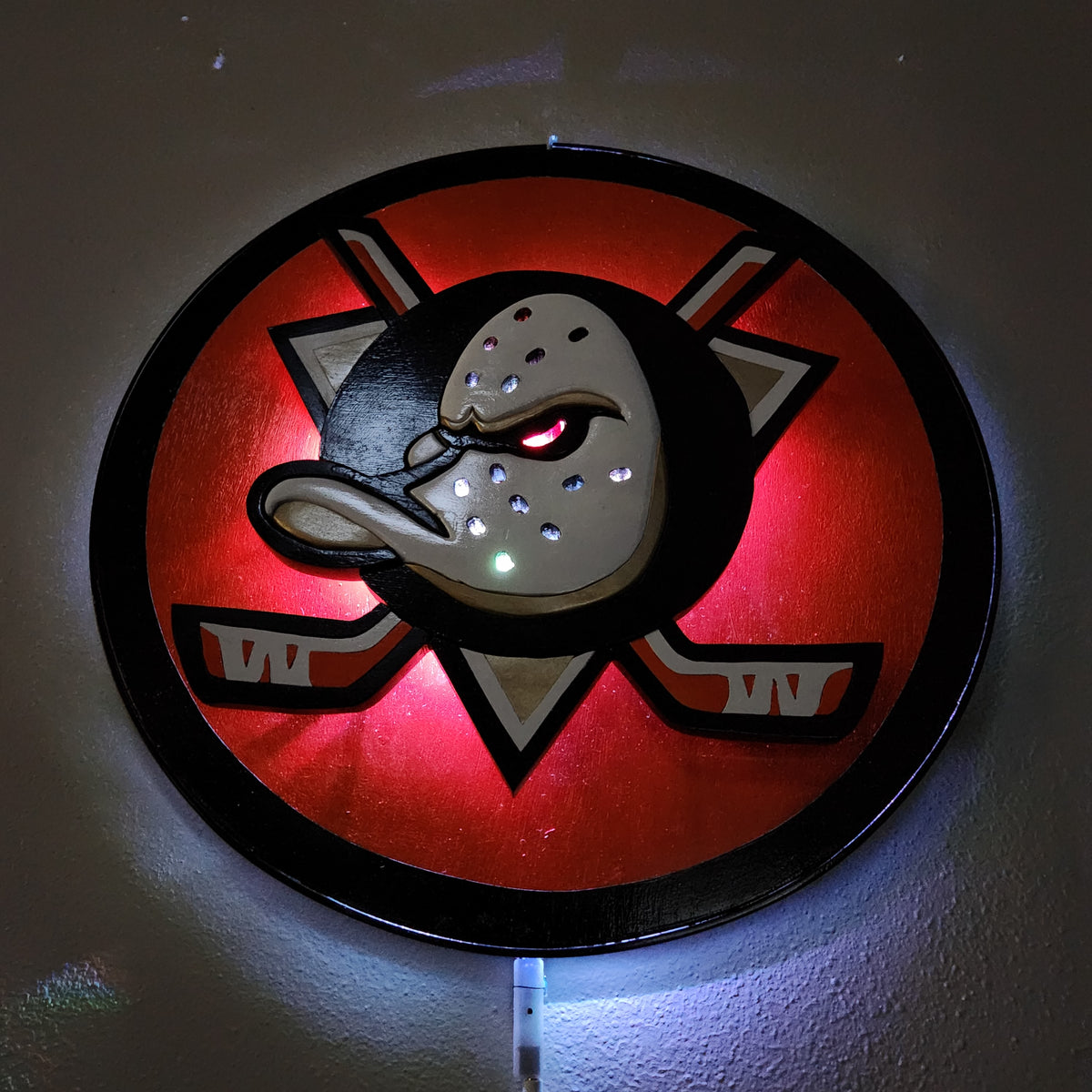 Handmade Duck InspiredLED Wall Decor