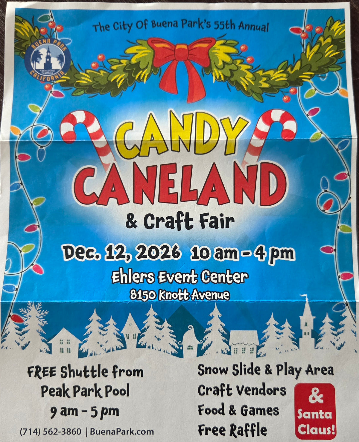 Candy Caneland & Craft Fair