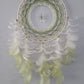 13" Olive Green/Beige Angel Dream Catcher