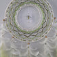 13" Olive Green/Beige Angel Dream Catcher