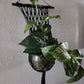 Handcrafted Macrame Cotton Plant Hanger with Driftwood & Decorative Greenery
