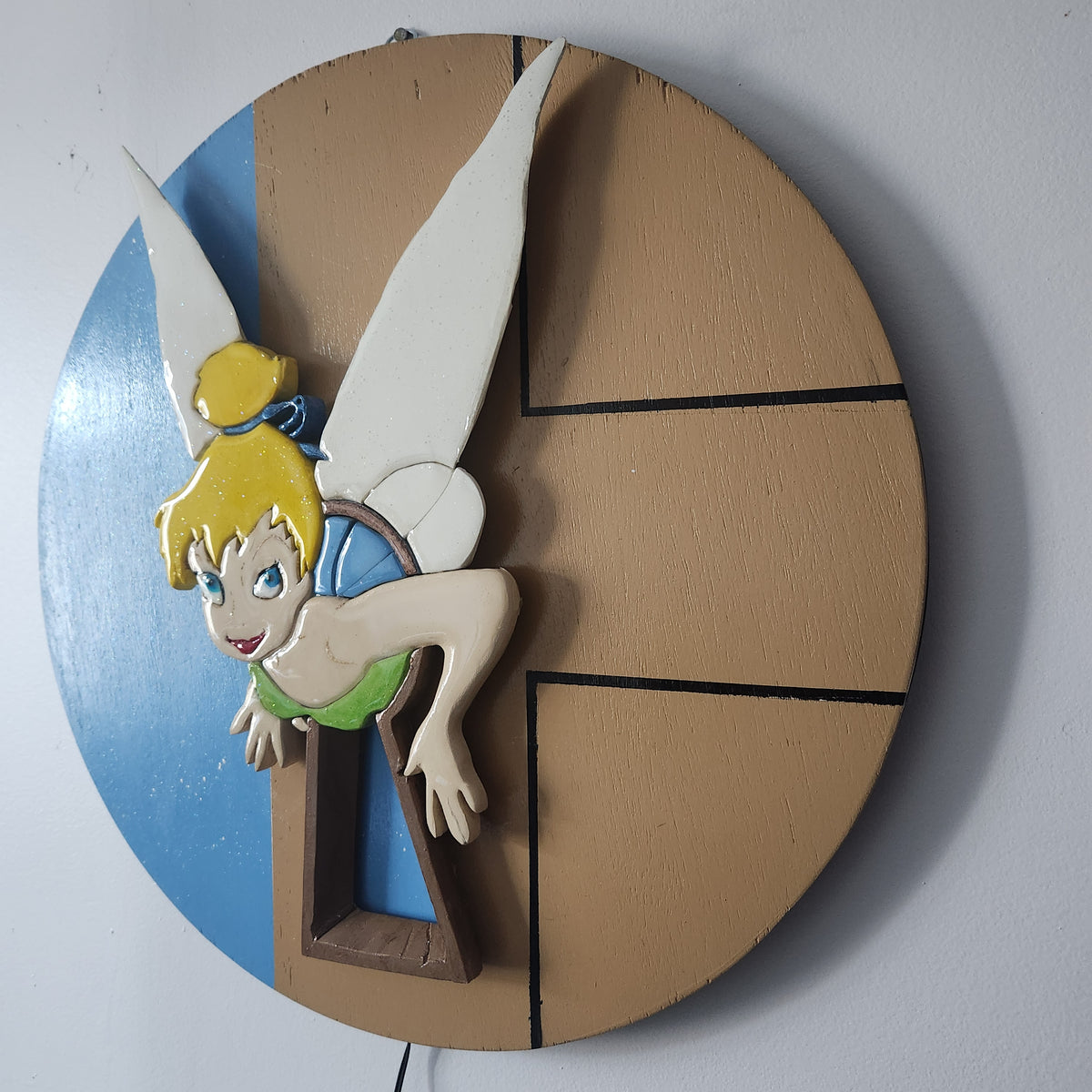 Illuminate Fairy Keyhole Wall Art  16"