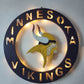 Illuminated Viking Inspired Football Decor 16"