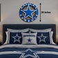 Dallas Cowboys Inspired Illuminated Wood Wall Art – 20" Handcrafted Star Sign