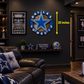 Dallas Cowboys Inspired Illuminated Wood Wall Art – 20" Handcrafted Star Sign