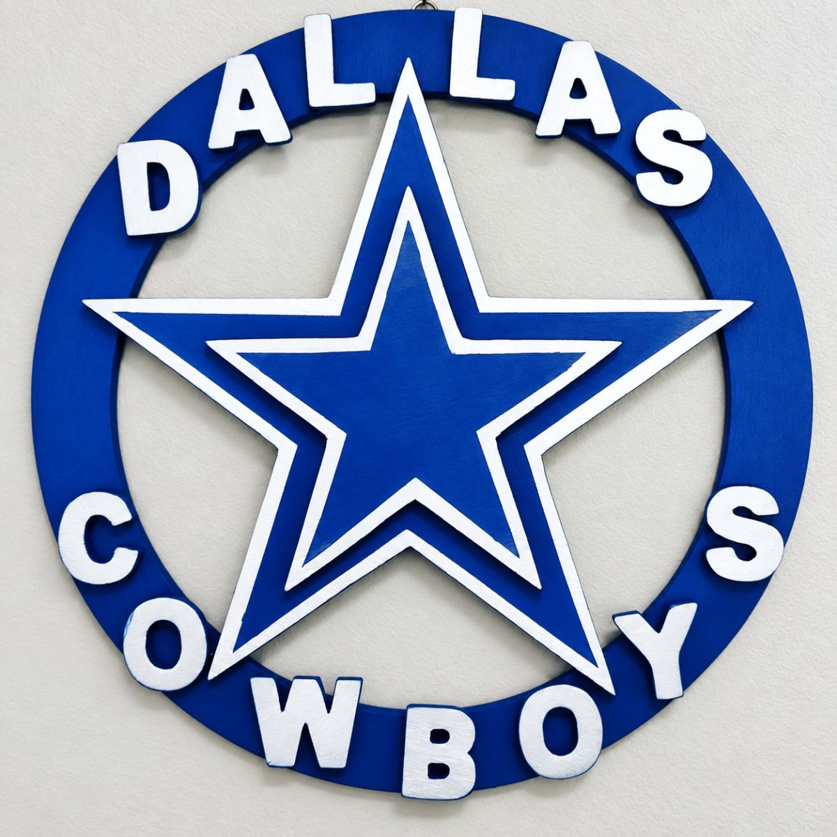 PRE-ORDER  Illuminated Dallas Cowboys Inspired Wood Wall Sign – 20"