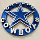 PRE-ORDER  Illuminated Dallas Cowboys Inspired Wood Wall Sign – 20"