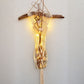 Illuminated Heart Macrame wall hanging