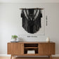 HEAVEN- Large Black Macrame on Drift Wood