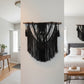 HEAVEN- Large Black Macrame on Drift Wood
