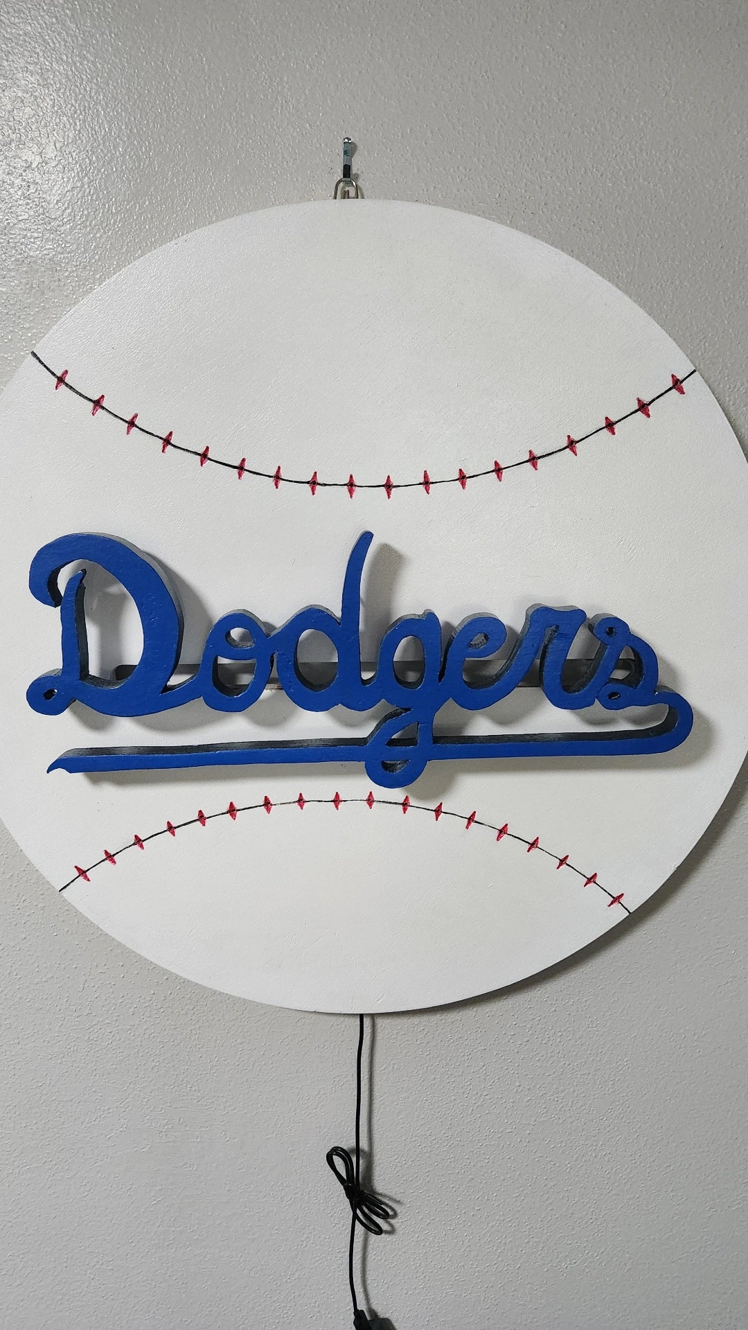 Light Up Dodgers Sign