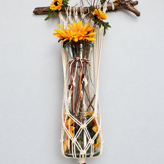Sun flower Macrame wall hanging