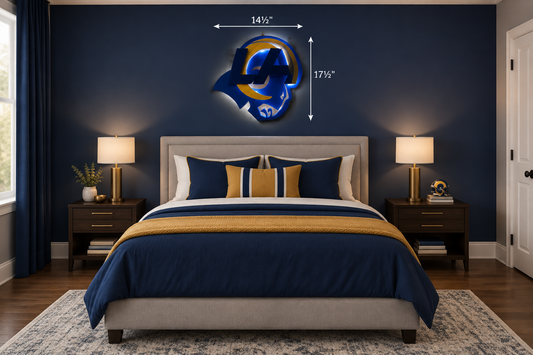 Bedroom mockup using the original product photo
