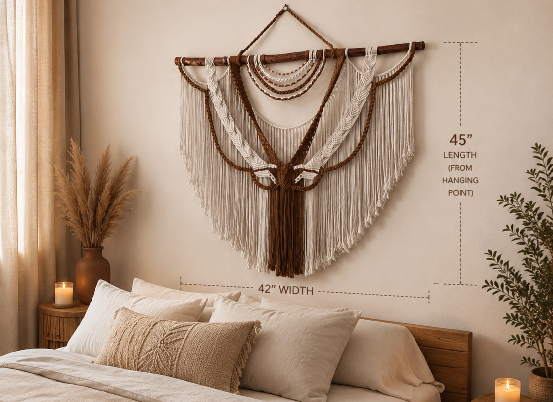 Dolores-Boho Macrame Wall hanging