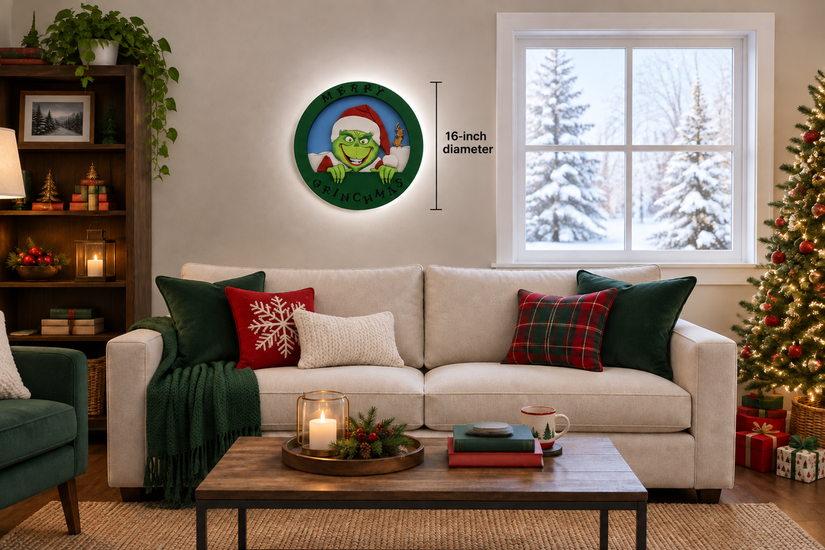 Living-room mockup without a power cord