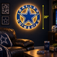 Man cave, illuminated