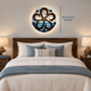 Queen-bedroom mockup with 18¾-inch artwork