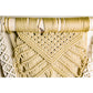 Large Beige and White Macrame Wall Hanging