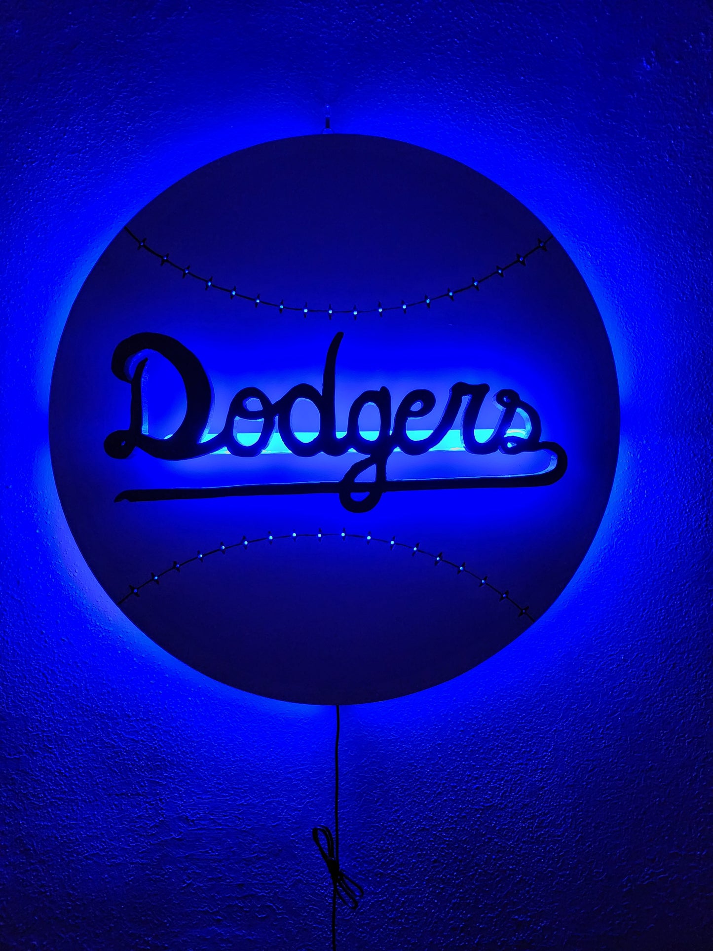 Light Up Dodgers Sign