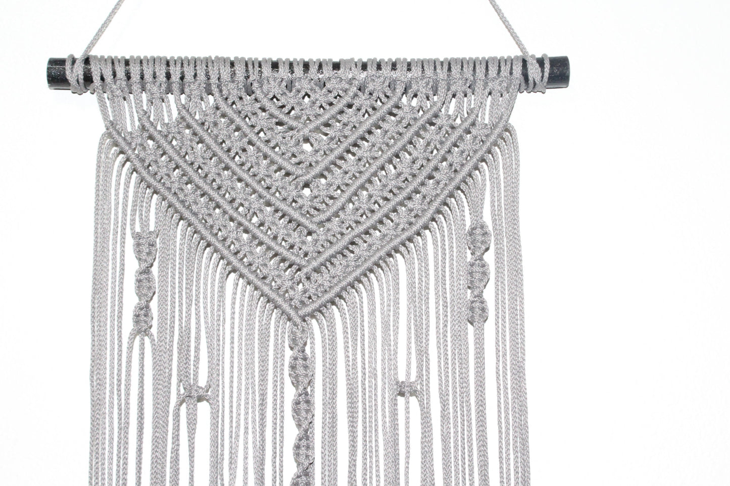 Small Gray macrame wall hanging